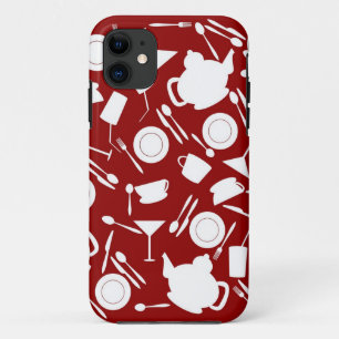 Coque iPhone 11 Motif des éléments de cuisine