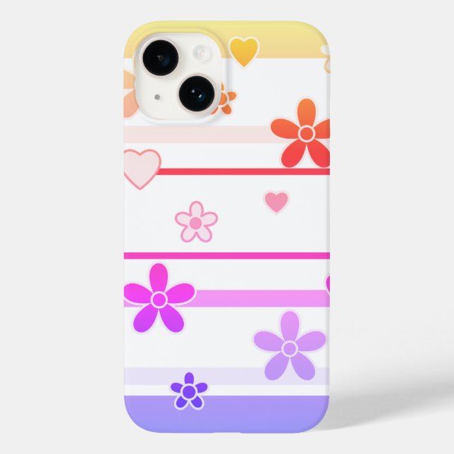 Coques Case-Mate iPhone Motif des fleurs de printemps (Verso)