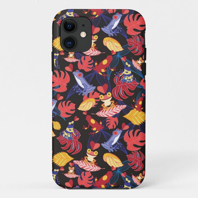 Coques Case-Mate iPhone Motif des grenouilles d'amants (Dos)
