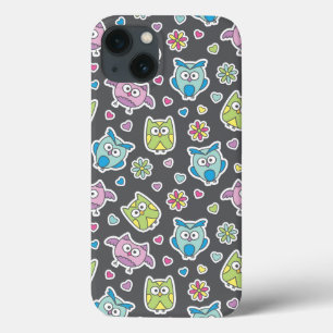 Coques Pour iPhone motif des hiboux de bande dessinée