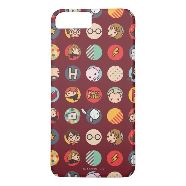 Coques Case-Mate iPhone Motif des icônes de dessin Harry Potter (Dos)