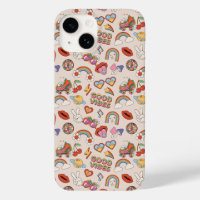 Motif des icônes hippie