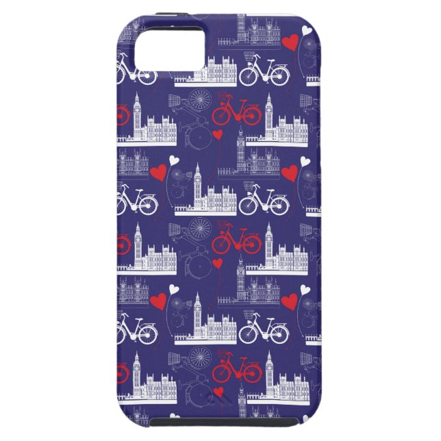 Coques Case-Mate iPhone Motif des monuments de Londres (Dos)