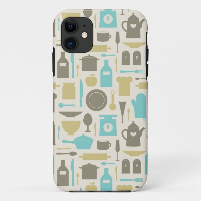 Coques Case-Mate iPhone Motif Des Outils De Cuisine (Dos)