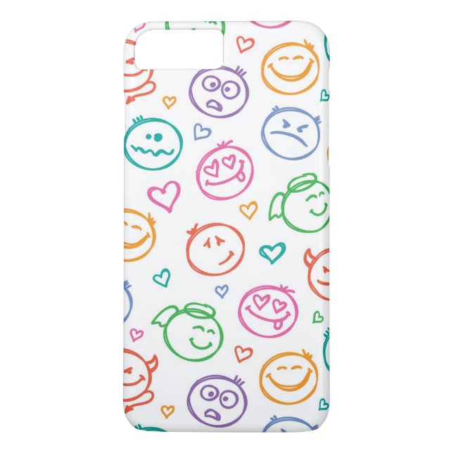 Coques Case-Mate iPhone motif des sourires (Dos)