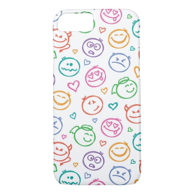 Coques Case-Mate iPhone motif des sourires (Dos)