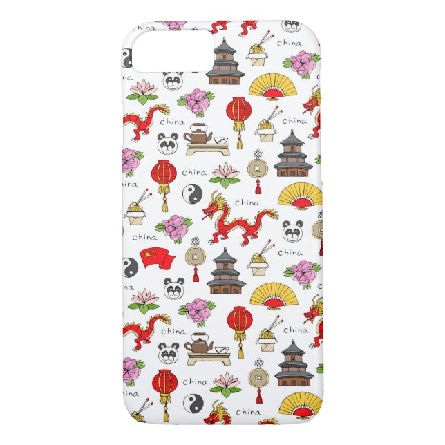 Coques Case-Mate iPhone Motif des symboles chinois (Dos)