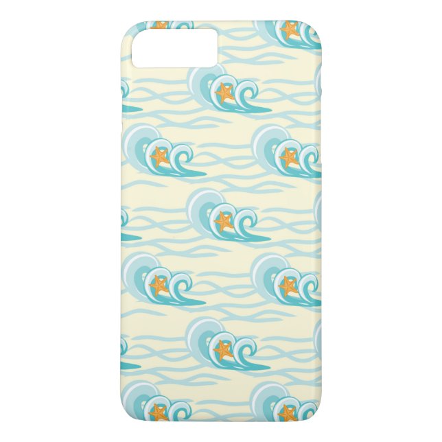 Coques Case-Mate iPhone Motif des vagues douces (Dos)