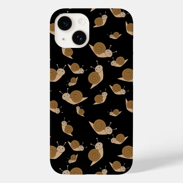 Coques Case-Mate iPhone Motif d'escargot (Verso)