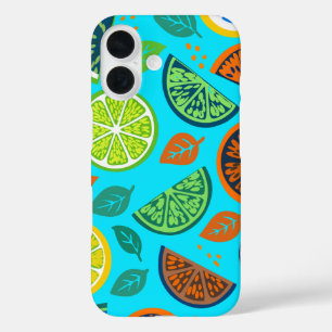 Coque Pour iPhone 16 Motif d'été Citrus