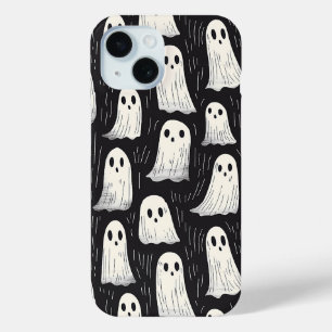 Coque Pour iPhone 15 Motif d'Halloween Fantôme Éffrayant
