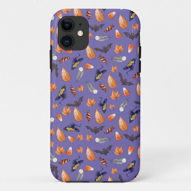 Coques Case-Mate iPhone Motif d'Halloween lunaire (Dos)