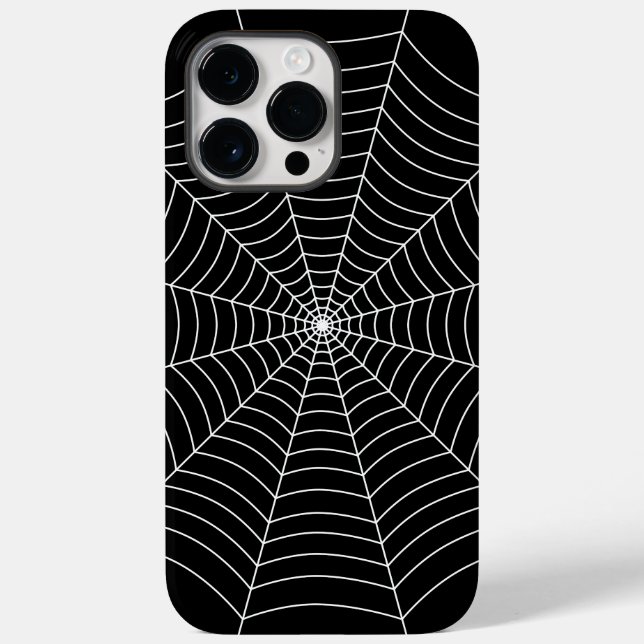 Coques Case-Mate iPhone Motif d'Halloween noir et blanc (Verso)