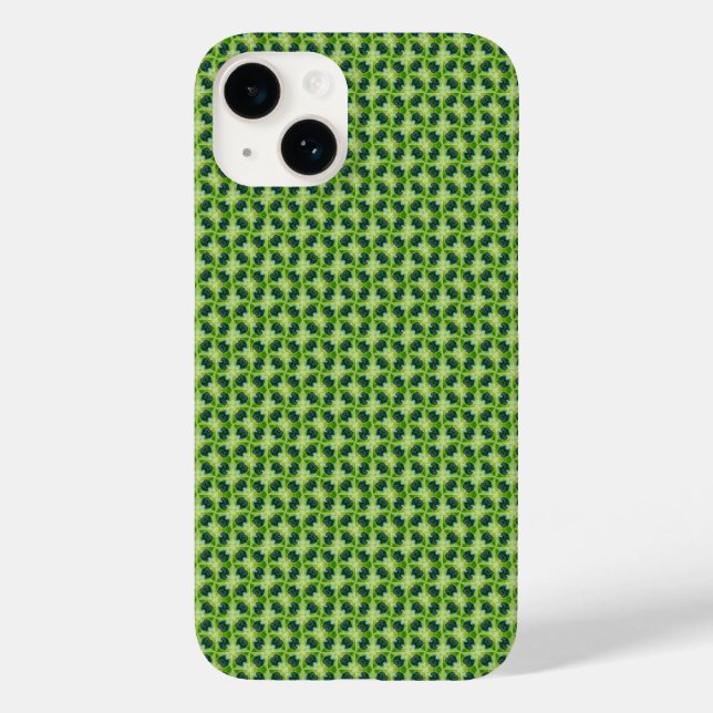 Coques Case-Mate iPhone Motif d'herbe verte transparente (Verso)