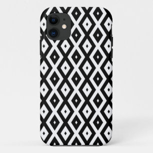 Case-Mate iPhone Case Motif diamant noir et blanc