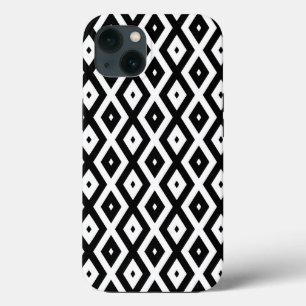Case-Mate iPhone Case Motif diamant noir et blanc Coque-Mate iPhone c