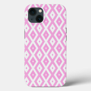 Case-Mate iPhone Case Motif diamant rose et blanc Coque-Mate iPhone ca