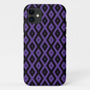 Case-Mate iPhone Case Motif diamant violet et noir