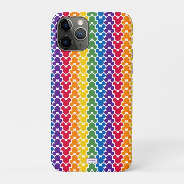 Coques Case-Mate iPhone Motif d'icône Rainbow Mickey (Dos)