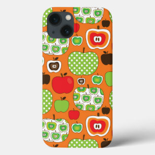 Coques Pour iPhone Motif d'illustration de pomme mignonne