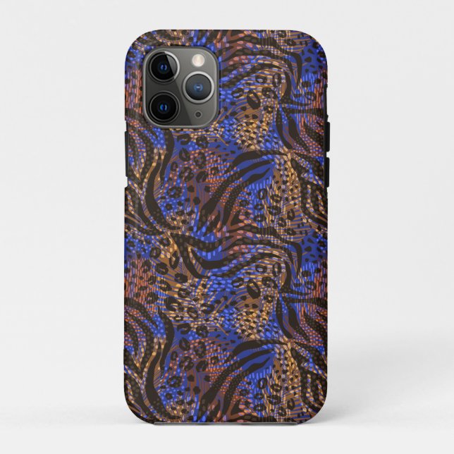 Coques Case-Mate iPhone Motif d'impression Leopard et Zebra (Dos)