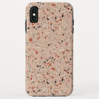 Motif d'impression moderne rose Terrazzo