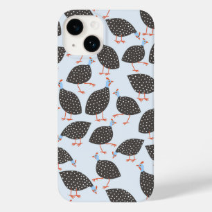 Coque Pour iPhone 14 Motif d'oiseaux de Guinée Fowl