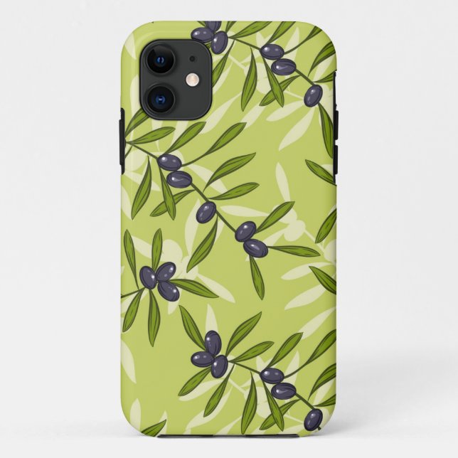 Coques Case-Mate iPhone Motif d'olive (Dos)
