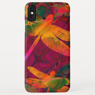 Case-Mate iPhone Case Motif doré de la libellule dorée violette