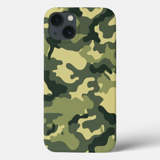 Coques Case-Mate iPhone Motif du Camouflage vert de l'Armée (Verso)