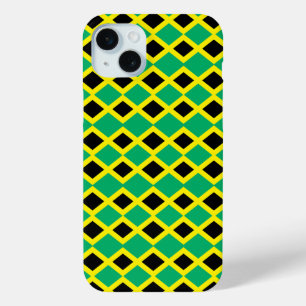 Coque iPhone 15 Mini Motif du drapeau jamaïcain