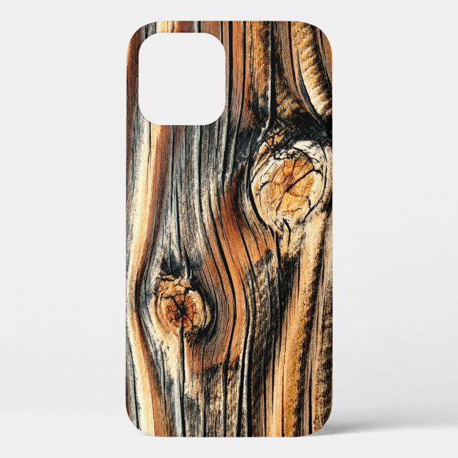Coques Case-Mate iPhone Motif du grain de bois (Verso)