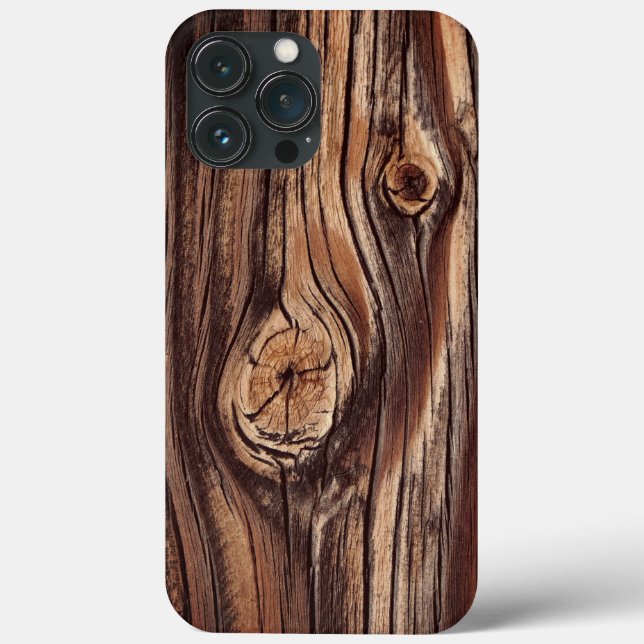 Coques Case-Mate iPhone Motif du grain de bois (Verso)