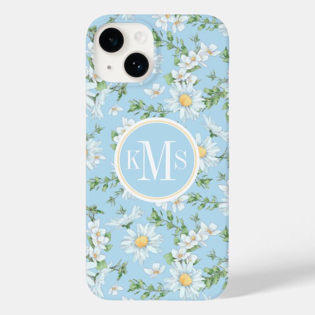 Coques Case-Mate iPhone Motif du jardin fleuri Pastel Daisy (Verso)