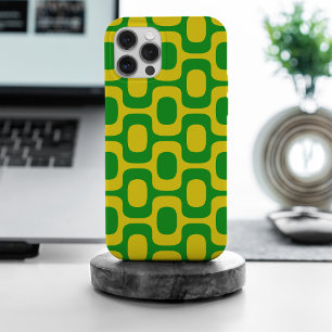 Coque iPhone 15 Pro Max Motif du trottoir d'Ipanema, Motif de plage, Brési