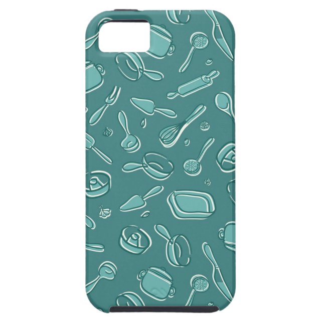 Coques Case-Mate iPhone Motif d'ustensiles de cuisine (Dos)