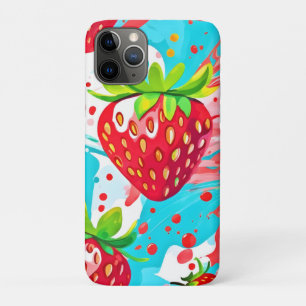 Case-Mate iPhone Case Motif Éclaboussure de Fraise