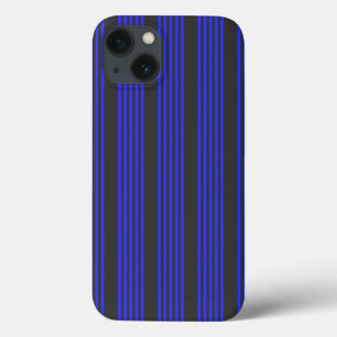 Case-Mate iPhone Case Motif électrique bleu et charbon cinq bandes