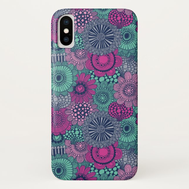 Coques Case-Mate iPhone motif élégant et lumineux de magnifiques fleurs (Dos)