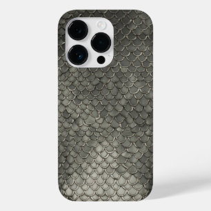 Coque Pour iPhone 14 Pro Motif en acier inoxydable en titane