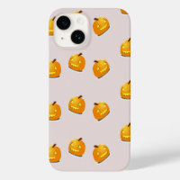 Motif en chef citrouille orange