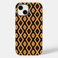Motif en diamant jaune et noir
