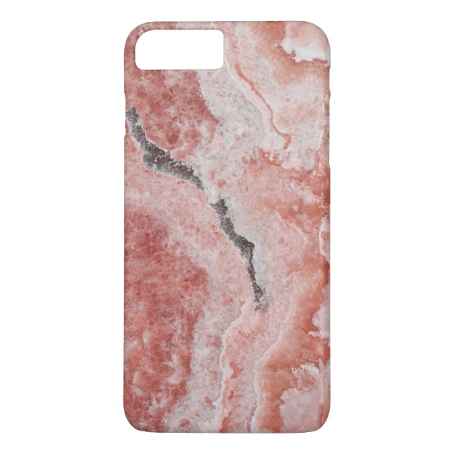 Coques Case-Mate iPhone Motif en marbre Abstrait Rose (Dos)