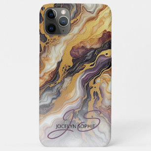 Case-Mate iPhone Case Motif en marbre blanc gris-noir personnalisé