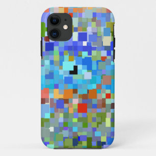 Coques Pour iPhone Motif en mosaïque colorée