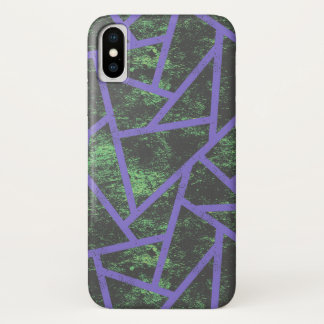 Case-Mate iPhone Case Motif en mosaïque violet et verte