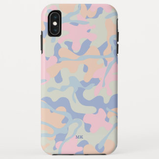 Case-Mate iPhone Case Motif en pastel de Camo décoré d'un monogramme
