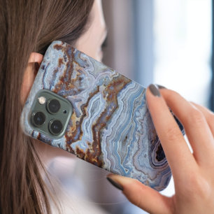 Coque Pour iPhone 16 Motif en pierre de dentelle Agate