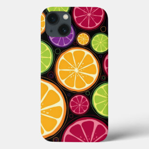 iPhone 13 Coque Motif et arrière - plan oranges