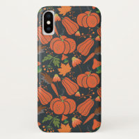 Motif et carottes citrouille rouge sans soudure